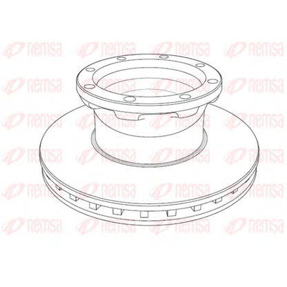 Фото Тормозной диск REMSA NCA119520