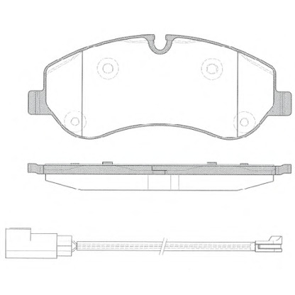 Foto Kit pastiglie freno, Freno a disco REMSA 152002