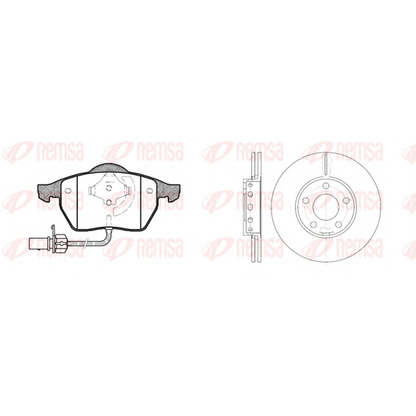 Photo Brake Disc REMSA 839000