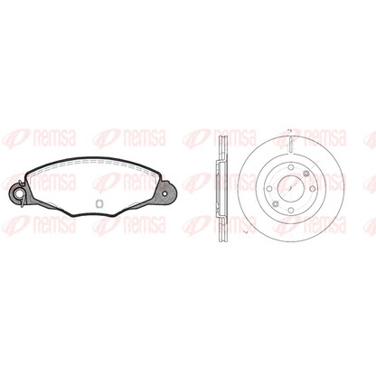 Photo Brake Disc REMSA 865901