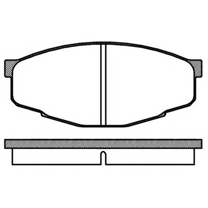 Foto Kit pastiglie freno, Freno a disco REMSA 013310