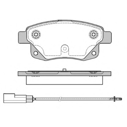 Foto Kit pastiglie freno, Freno a disco REMSA 125201