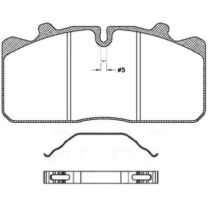Photo Brake Pad Set, disc brake REMSA JCA65800