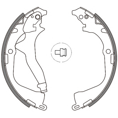 Photo Brake Shoe Set REMSA 464800