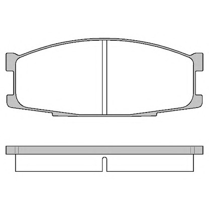 Photo Brake Pad Set, disc brake REMSA 028300