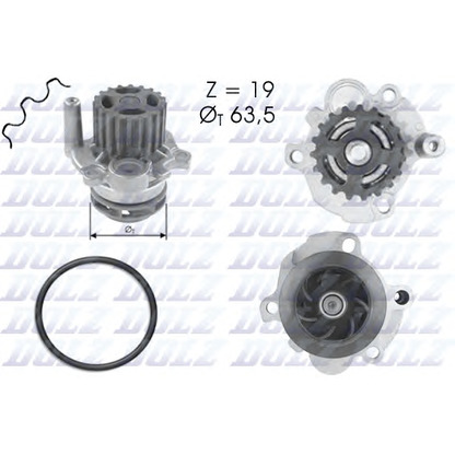 Фото Водяной насос DOLZ A193