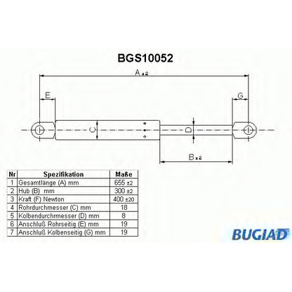 Foto  BUGIAD BGS10052