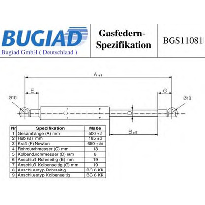 Foto  BUGIAD BGS11081