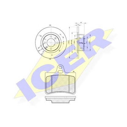 Foto Kit frenos, freno de disco ICER 314074754