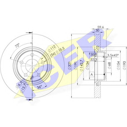 Foto Disco de freno ICER 78BD40852