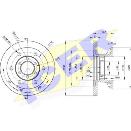 Photo Brake Disc ICER 78BD87721