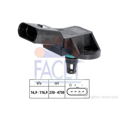 Photo Sensor, intake manifold pressure FACET 103226