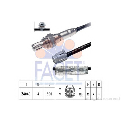 Zdjęcie Sonda lambda FACET 107384