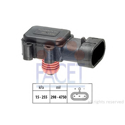 Photo Sensor, intake manifold pressure FACET 103051