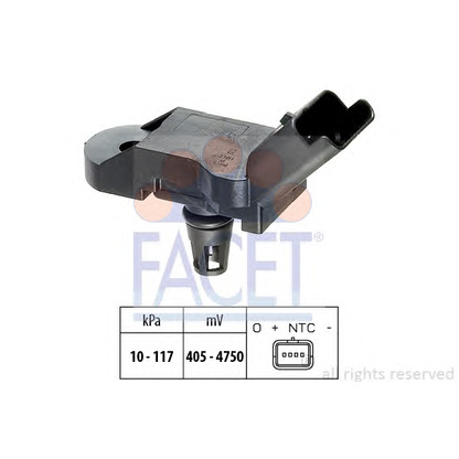 Photo Sensor, intake manifold pressure FACET 103080