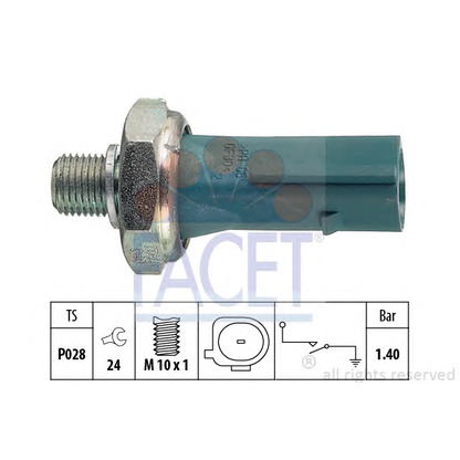 Photo Oil Pressure Switch FACET 70171