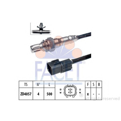 Foto Sonda Lambda FACET 108070