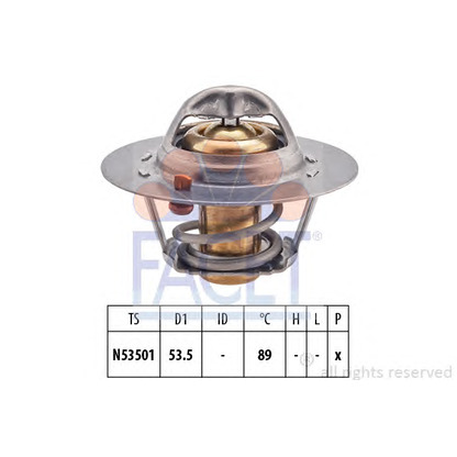 Photo Thermostat, coolant FACET 78416S