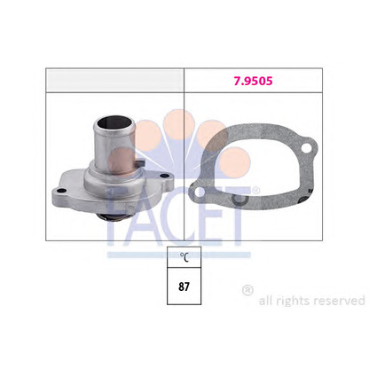 Photo Thermostat, coolant FACET 78187