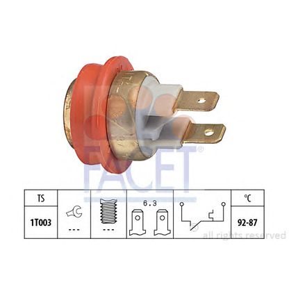 Foto Temperaturschalter, Kühlerlüfter FACET 75042