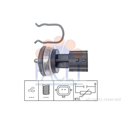 Foto Sensore, Temperatura refrigerante FACET 73337