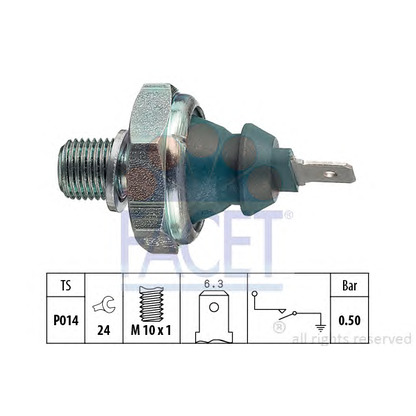 Zdjęcie Włącznik ciżnieniowy oleju FACET 70138