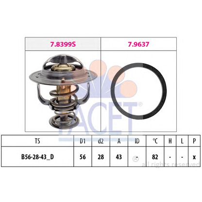 Photo Thermostat d'eau FACET 78522