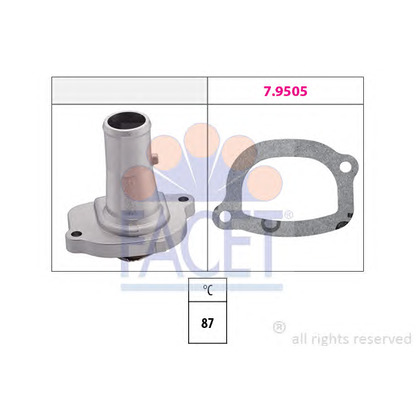 Photo Thermostat, coolant FACET 78124