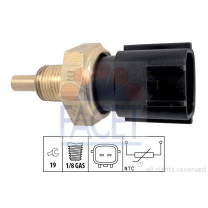 Photo Sensor, coolant temperature FACET 73358