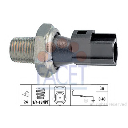 Photo Oil Pressure Switch FACET 70156