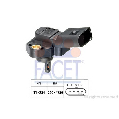 Photo Sensor, intake manifold pressure FACET 103012