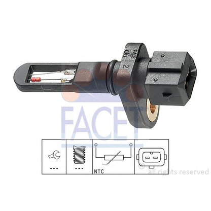 Foto Sensor, Ansauglufttemperatur FACET 104001