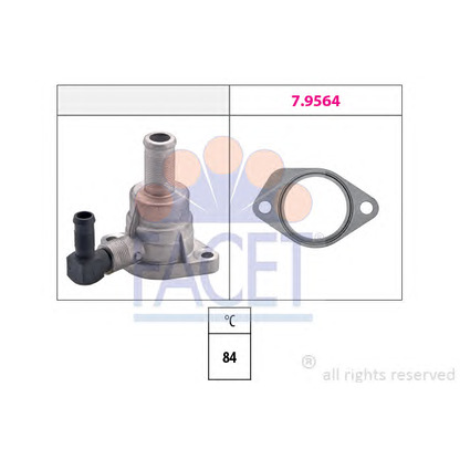 Photo Thermostat, coolant FACET 78490