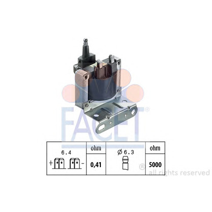 Photo Ignition Coil FACET 96010