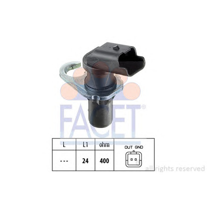 Photo Sensor, crankshaft pulse FACET 90258