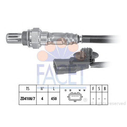 Zdjęcie Sonda lambda FACET 108169