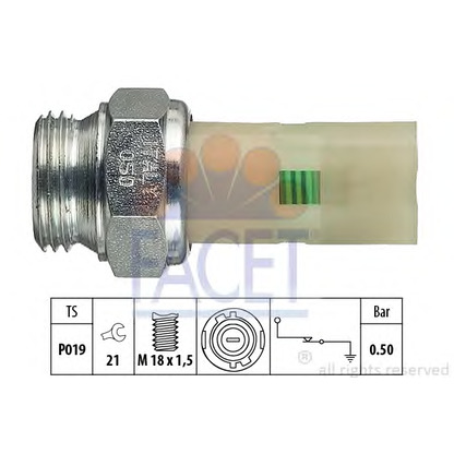 Photo Oil Pressure Switch FACET 70075