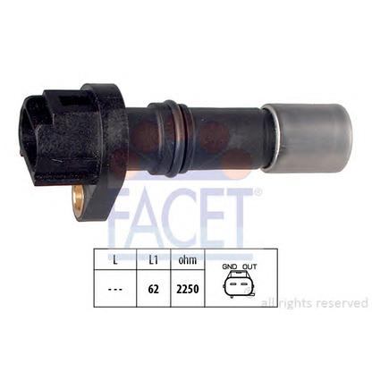 Photo Sensor, crankshaft pulse FACET 90461