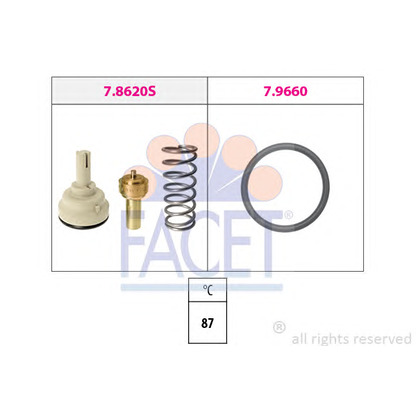 Foto Termostato, Refrigerante FACET 78620