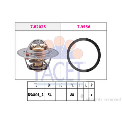 Foto Termostato, Refrigerante FACET 78533