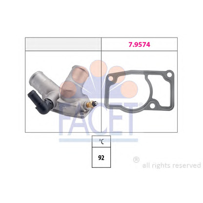 Foto Thermostat, Kühlmittel FACET 78343