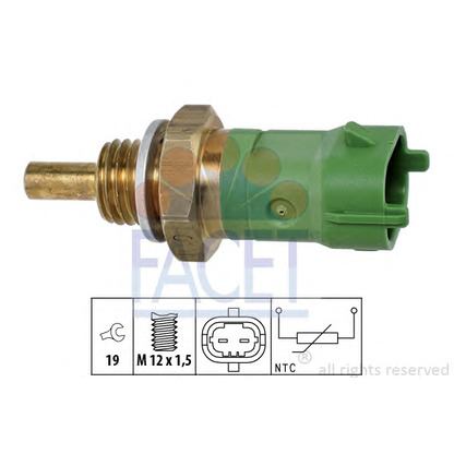 Photo Sensor, coolant temperature FACET 73364