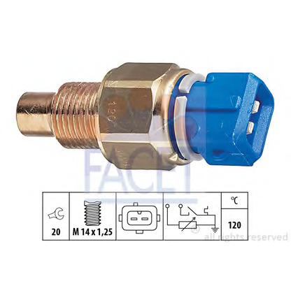 Photo Sensor, coolant temperature FACET 73558