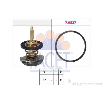 Foto Termostato, Refrigerante FACET 78807