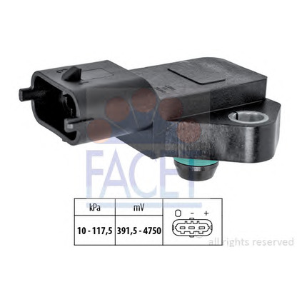 Photo Sensor, intake manifold pressure FACET 103135