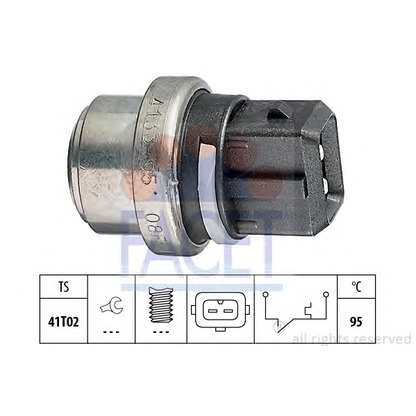 Photo Temperature Switch, coolant warning lamp FACET 74133