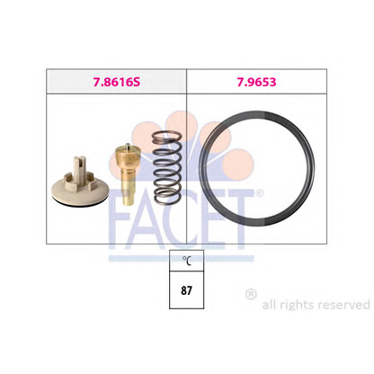 Foto Thermostat, Kühlmittel FACET 78616