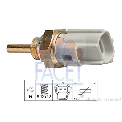 Photo Sensor, coolant temperature FACET 73323