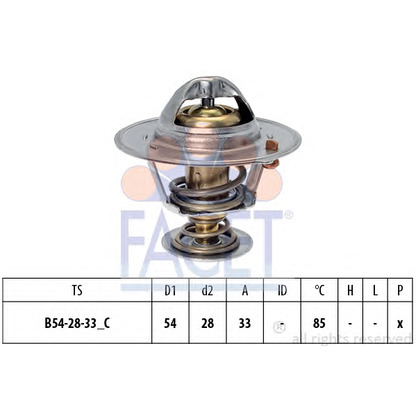 Foto Thermostat, Kühlmittel FACET 78837S