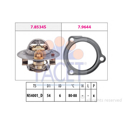 Photo Thermostat d'eau FACET 78587